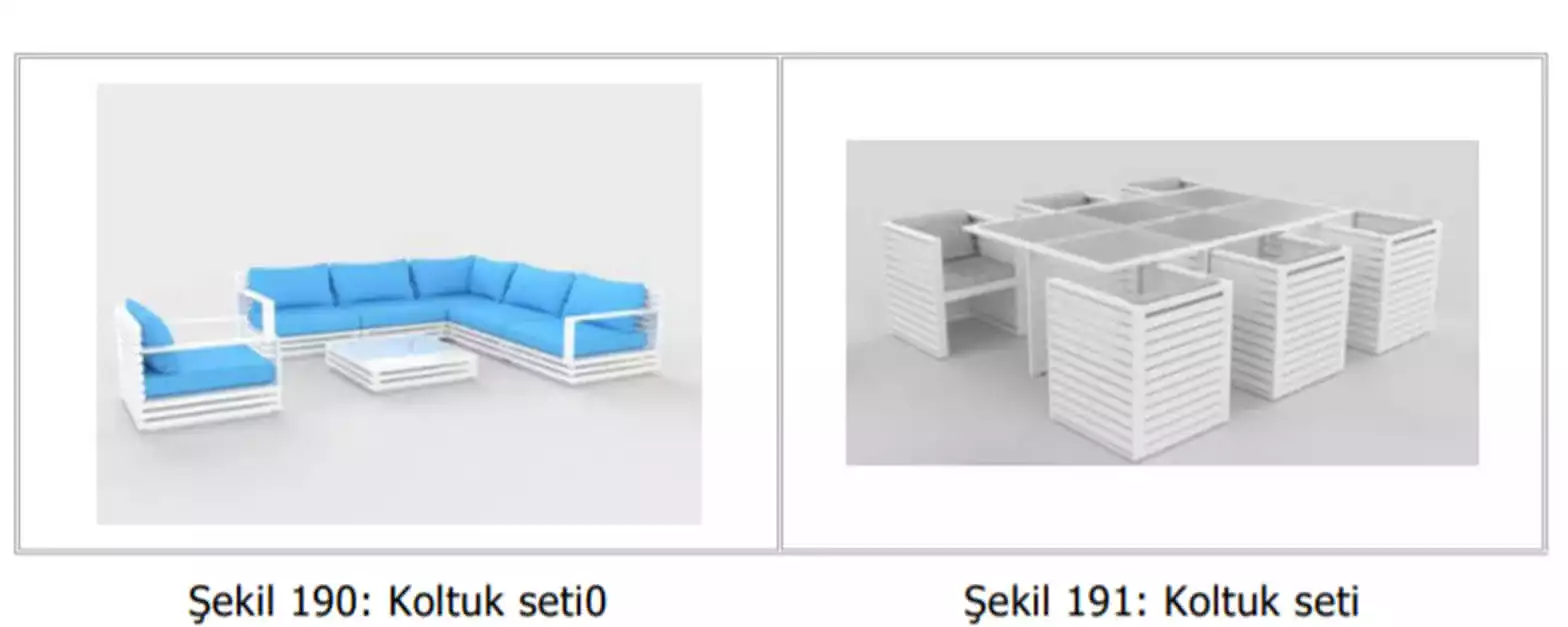örnek mobilya set tasarım başvuruları-Elazığ Patent